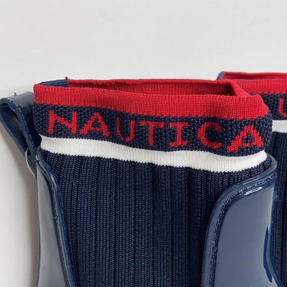 Nautica Blue Loytan Slip-on Ankle Bootie Rainboots Size 7 NWT - Picture 6 of 17